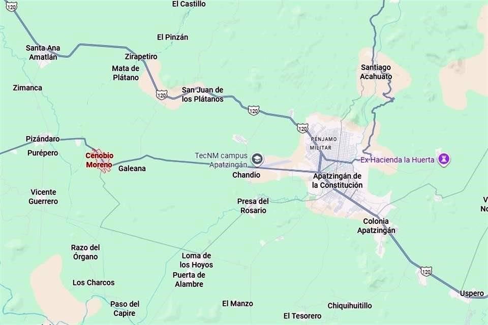 Las autoridades de la Fiscalía tienen ubicados a dos grupos criminales que operan al poniente de Apatzingán.