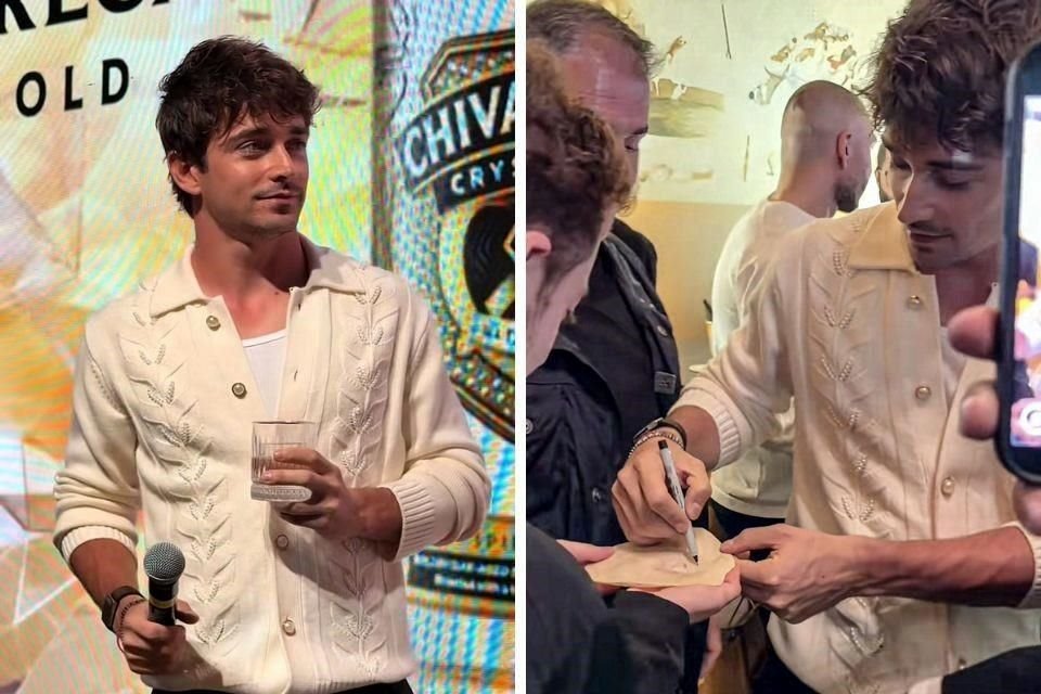 Leclerc deleitó a los fans con su español.