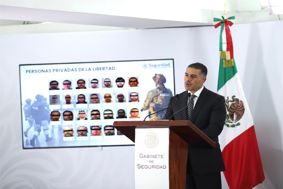 García Harfuch, titular de SSPC, afirmó que muchos de los 26 reos enviados a EU habían conseguido recursos legales para ser liberados.