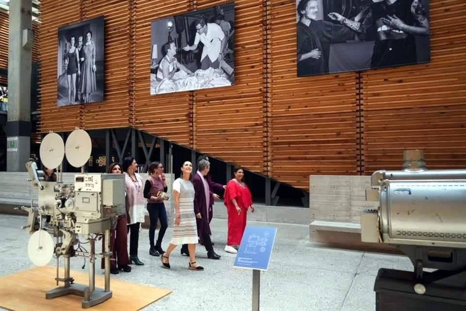 La Presidenta dijo que la Cineteca es un símbolo de lo que representa la Cuarta Transformación.