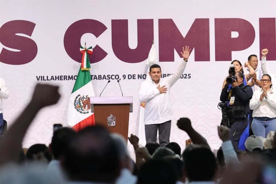 En su Primer Informe, el Gobernador Javier May aseguró que en Tabasco no habrá impunidad ni criminales al mando de la policía.