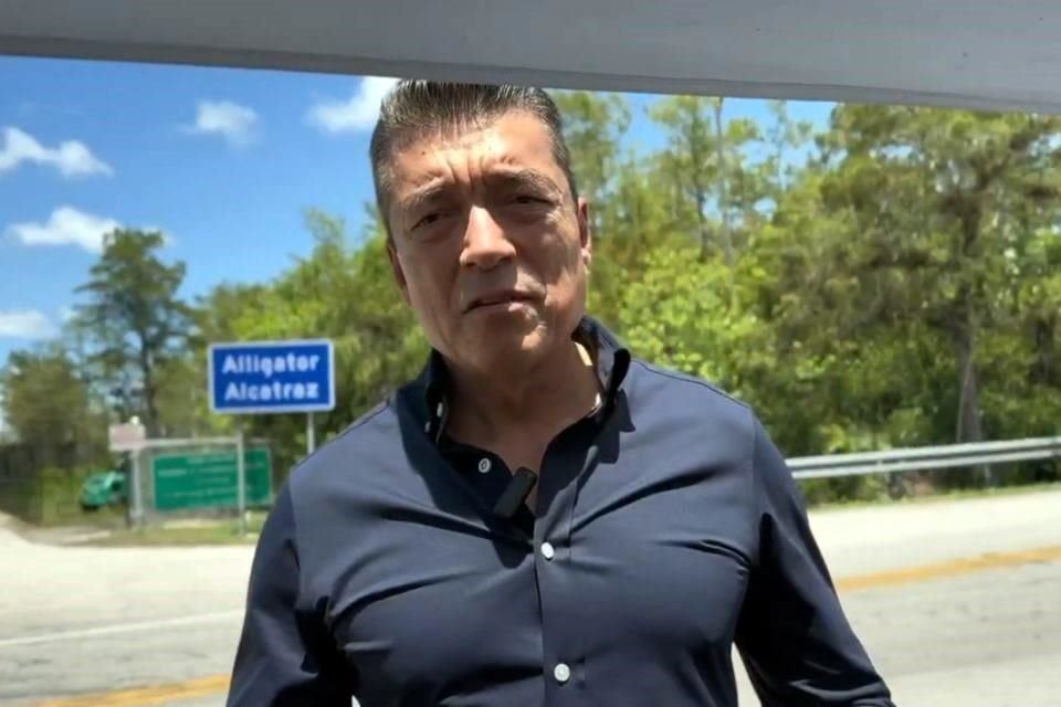 Rutilio Escandón, Cónsul de México en Miami, Florida, pidió a los connacionales 'no se asusten' por el Centro de Detención Migrante Everglades, conocido como 'Alcatraz de los Caimanes'.