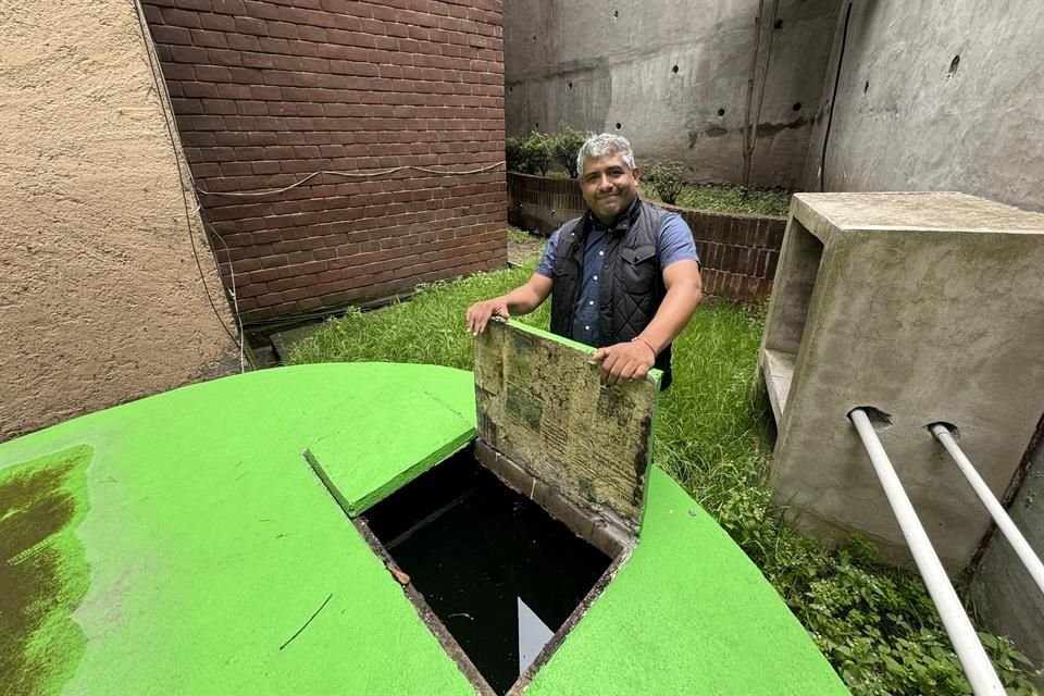 Desde 2024 vecinos de ÁO mantienen en operación el captador.  