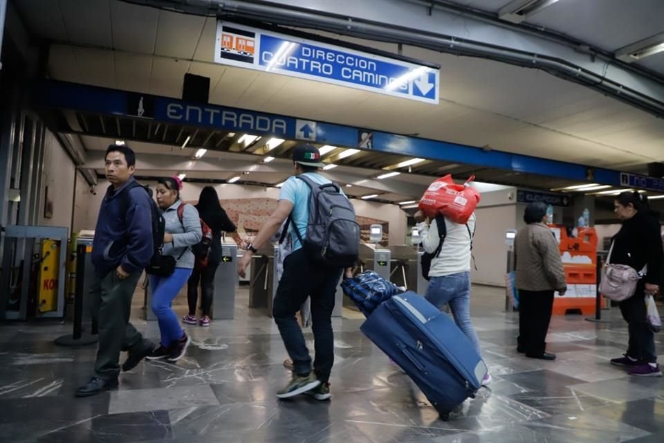 Reanuda servicio Línea 2 del STC Metro de Taxqueña a Xola.