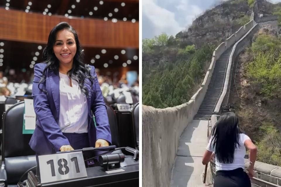 Sandra Anaya, diputada de Morena, afirmó que viaje a China que presumió no es reciente, porque no ha viajado desde que es servidora pública.