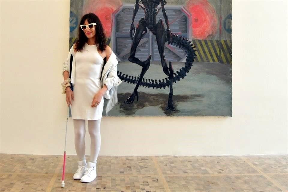 La artista busca representar elementos de su biografía como su, adolesencia, adultez, el amor, la fiesta y el sosiego.