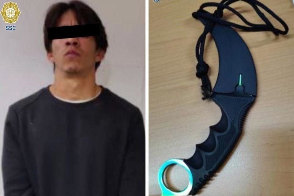 Un hombre fue detenido por policías tras acuchillar a un perro en la Colonia Benito Juárez, de la Alcaldía Gustavo A. Madero.