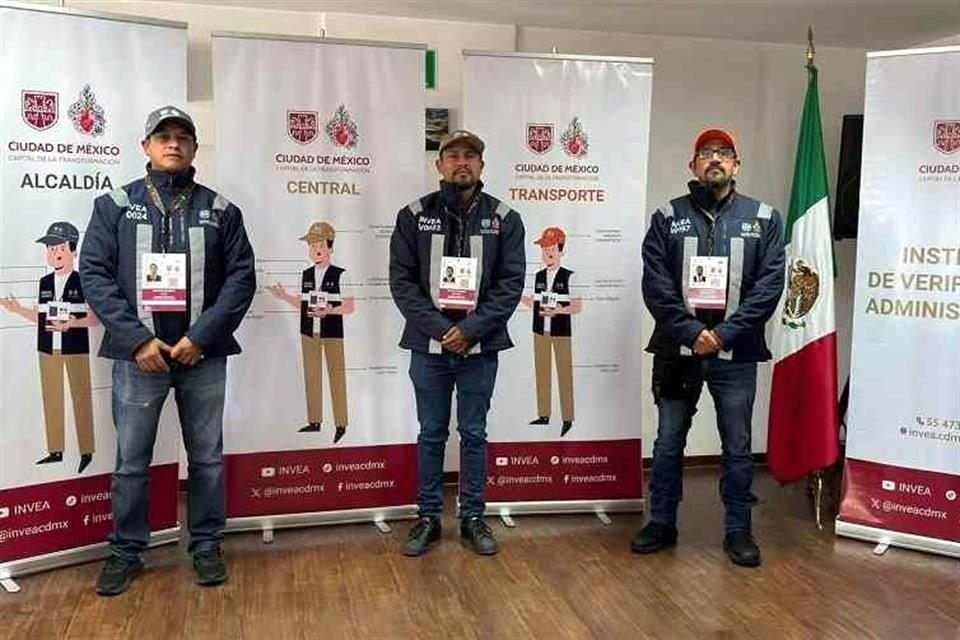 Los verificadores portarán nuevos uniformes y credenciales.