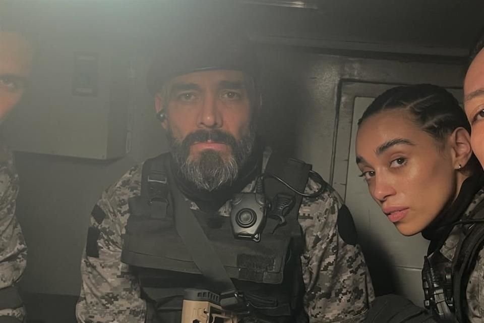 El actor, de 51 años, compartió imágenes que muestran tanto su hospitalización como momentos detrás de cámaras del filme.