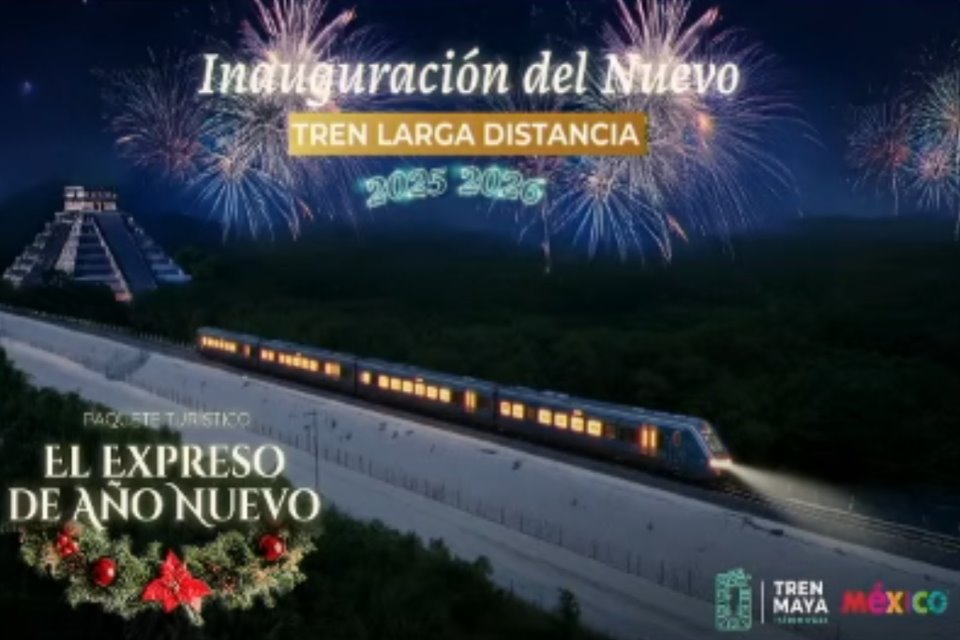 El Tren Maya de Larga Distancia, que incluye camarotes, arrancará este diciembre, con un retraso desde que se anunció de 15 meses.