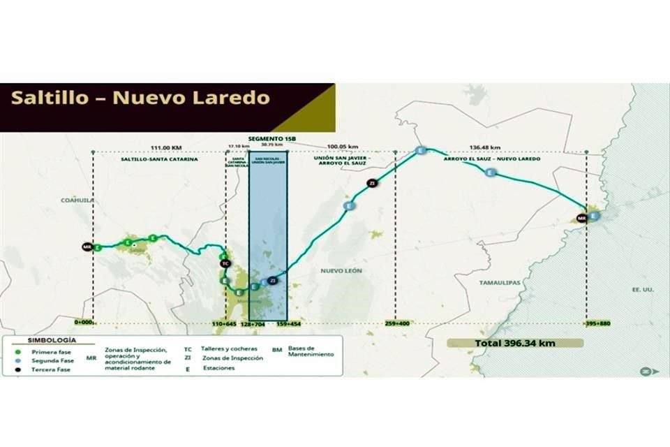 El tramo en licitación es de 37.5 kilómetros, de San Nicolás a Unión San Javier.