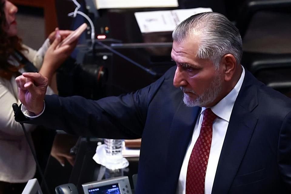 Adán Augusto López, coordinador de Morena en el Senado.