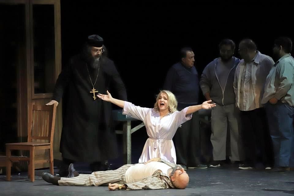 Una escena de 'Lady Macbeth de Mtsensk', de Shostakovich, obra representada en marzo de este año en el Palacio de Bellas Artes.