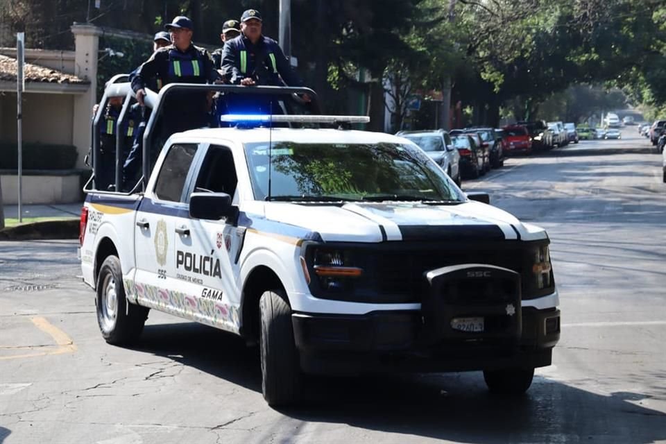 Un operativo con 500 elementos fue desplegado en Lomas de Chapultepec.