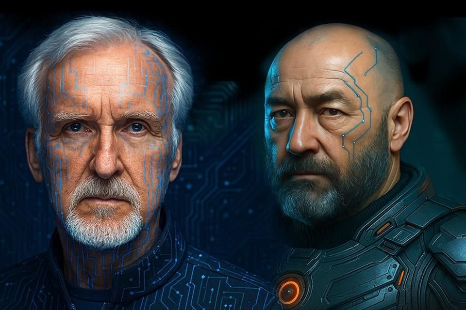 James Cameron (izq.) y Timur Bekmambetov (der.) nos más receptivos con esta nueva tecnología.