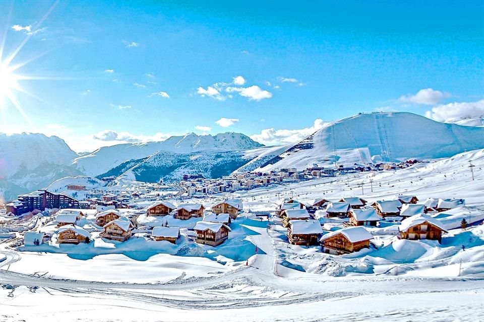 Resort Alpe d'Huez.