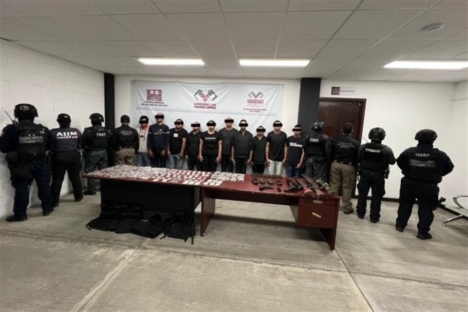 En la detención participaron agentes de la Fuerza de Reacción Inmediata Pakal (FRIP), el grupo élite de la Policía de Chiapas.