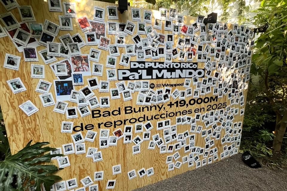 Previo a los ocho conciertos que dará en el Estadio GNP de la CDMX, Spotify abrió una experiencia inmersiva de Bad Bunny en la Colonia Roma.