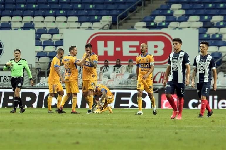 Más de las acciones en el Clásico 124 ganado por Tigres 2-0 a Rayados.