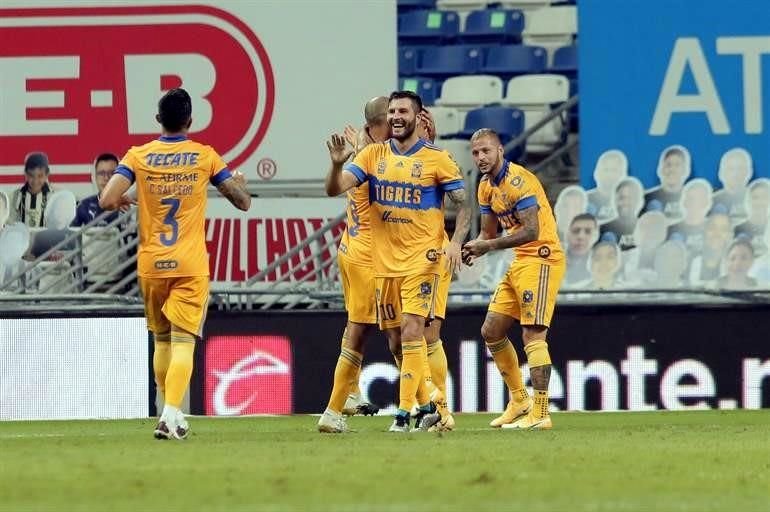 Más de las acciones en el Clásico 124 ganado por Tigres 2-0 a Rayados.