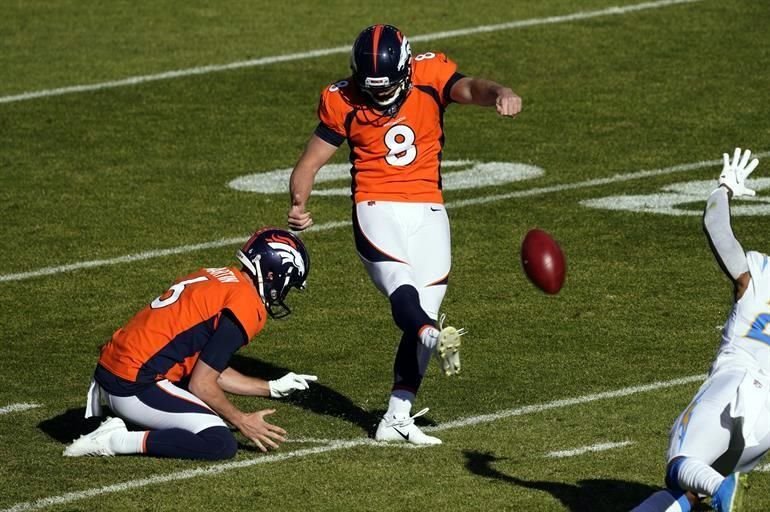 Drew Lock conectó con KJ Hamler en un pase de una yarda y sin tiempo en el reloj, y McManus acertó el punto extra para darle a Denver una inesperada victoria por 31-30 sobre Cargadores de Los Ángeles.