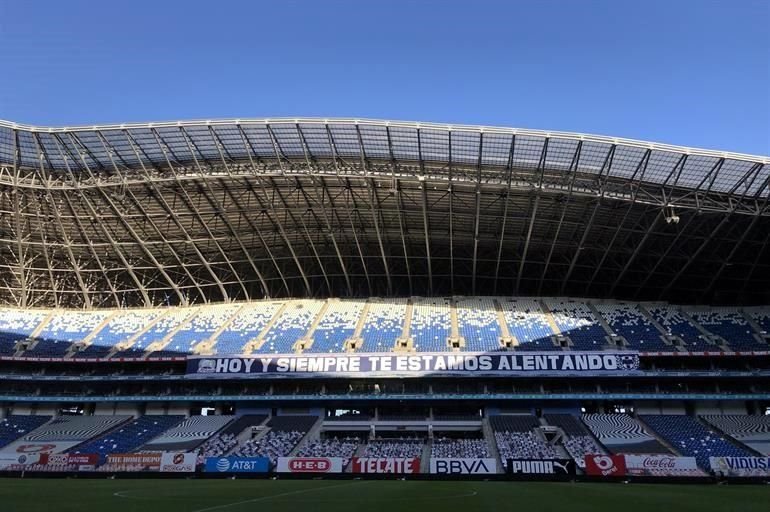 El BBVA ya está listo para recibir el duelo por el título de la Copa MX entre Rayados y Xolos.