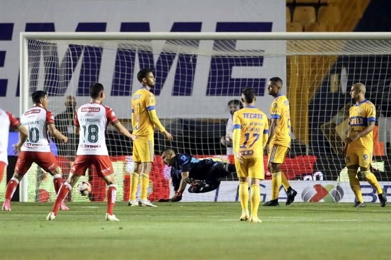 El Necaxa se había puesto adelante con gol de Martín Barragán al minuto 34.