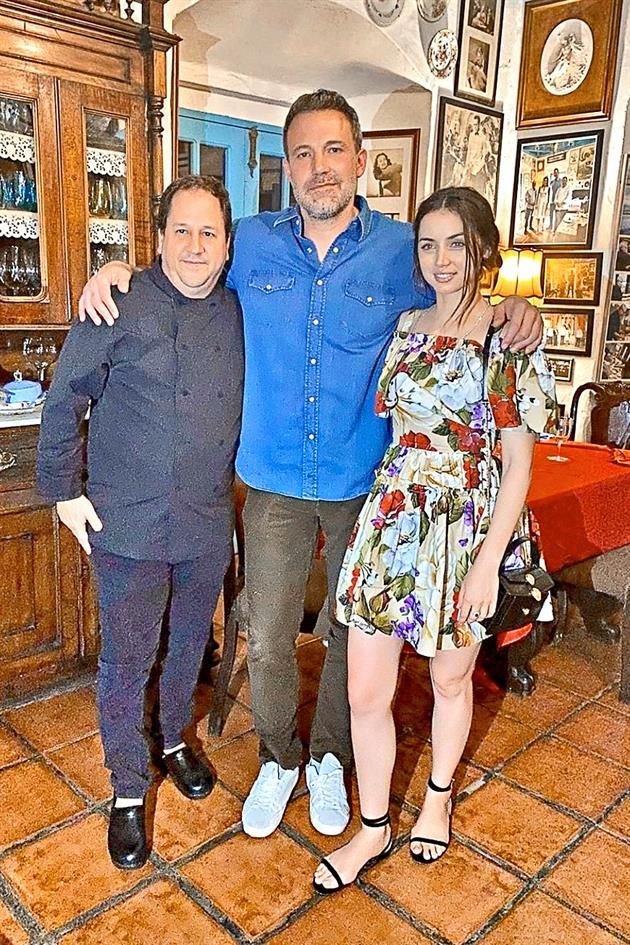 Se tomaron foto con el chef Iván Rodríguez.