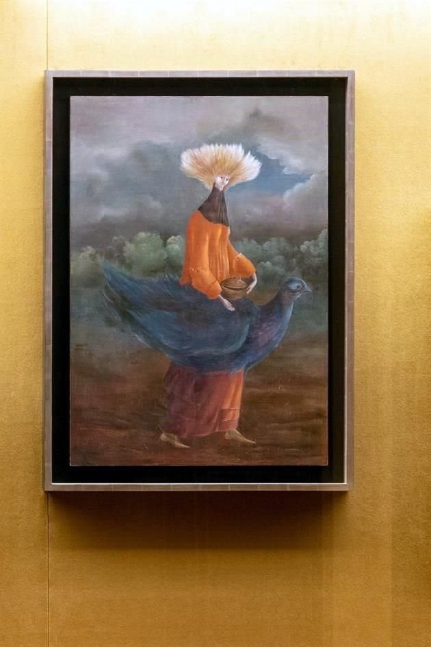 En la Exposición de Arte de la Bienal de Venecia, destacan 4 surrealistas que murieron en México, una de ellas es Leonora Carrington, de quien se expone 'Retrato de la Difunta Sra. Partridge'.