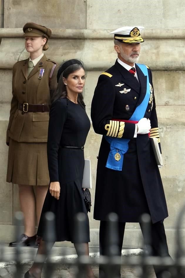 Los Reyes de España, Felipe y Letizia, se hicieron presentes en Westminster.