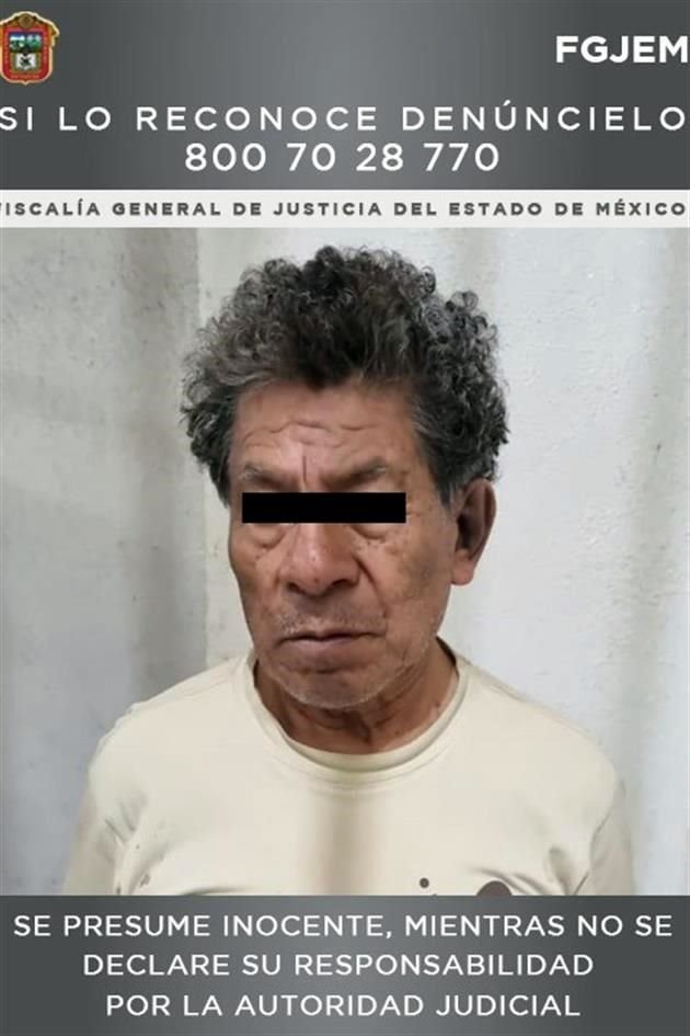La FGJEM acreditó la probable participación de Andrés, de 72 años, en el asesinato de una mujer en Atizapán, por lo que fue vinculado a proceso.