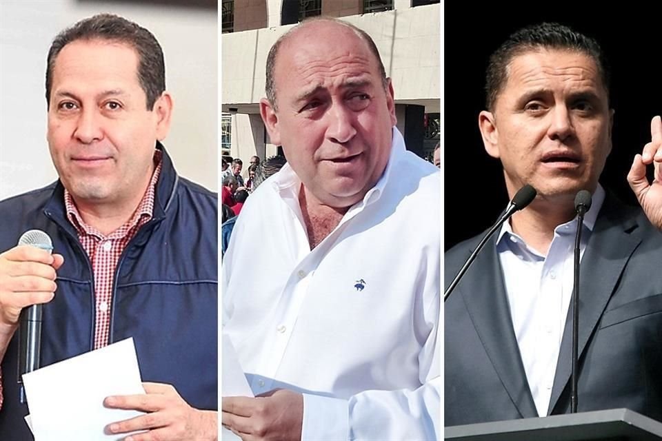 Los priistas Eruviel vila, Rubn Moreira y Roberto Sandoval incumplieron sus metas de Gobierno.