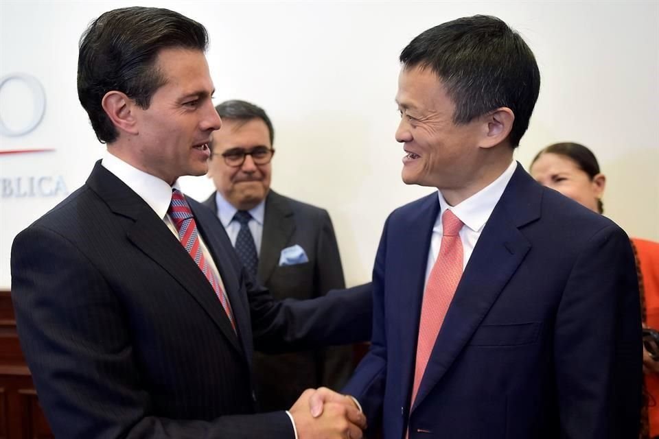 El director de Alibaba, Jack Ma, sostuvo un encuentro con el Presidente Peña Nieto en la Residencia Oficial de Los Pinos.