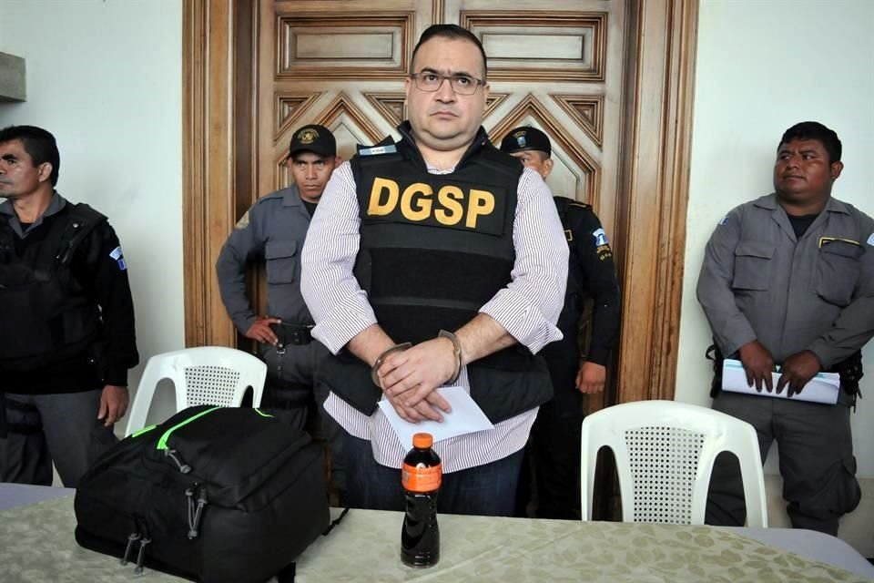 El pasado lunes, Duarte fue extraditado de Guatemala y enviado al Reclusorio Norte.