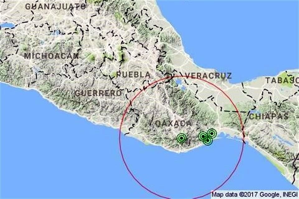De acuerdo con @SASMEX, el movimiento se registró a 10 km de San Andrés Paxtlán, Oaxaca.