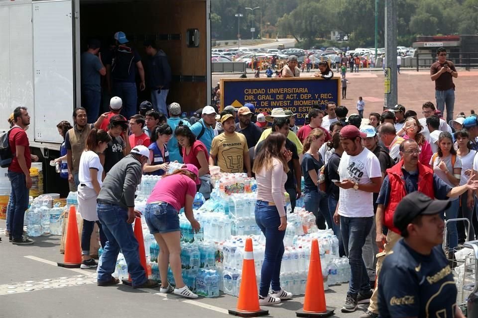 La UNAM inform que durante la semana del 20 al 26 de septiembre recolect cerca de 900 toneladas de vveres.