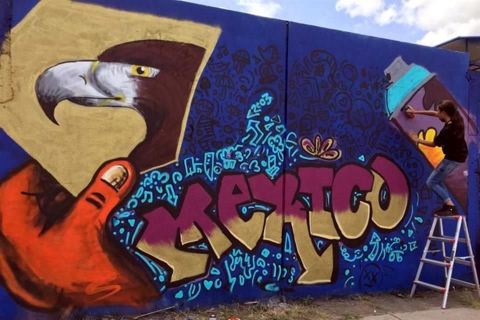 Adems de pintar sobre el sismo del 19 de septiembre, los artistas urbanos harn grafitis de temtica libre.