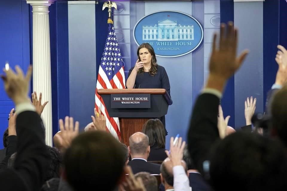 La vocera presidencial, Sarah Sanders, insistió en que aún buscan una renegociación justa del Tratado de Libre Comercio de América del Norte