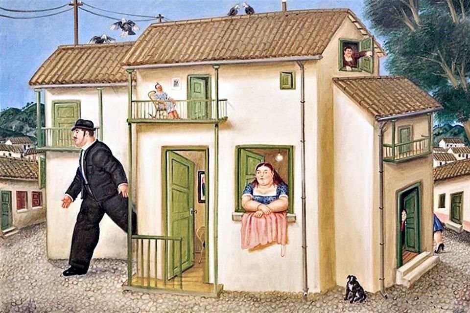 'La casa', de Fernando Botero, se vendió en 912 mil 500 dólares, ya con comisión incluida, en Christie´s.