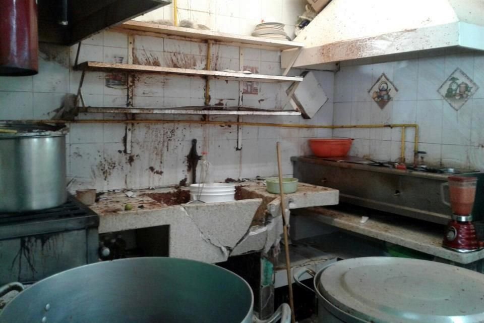 El accidente ocurri esta maana en una cocina del mercado Primero de Diciembre, ubicado en Ycatas y Uxmal.