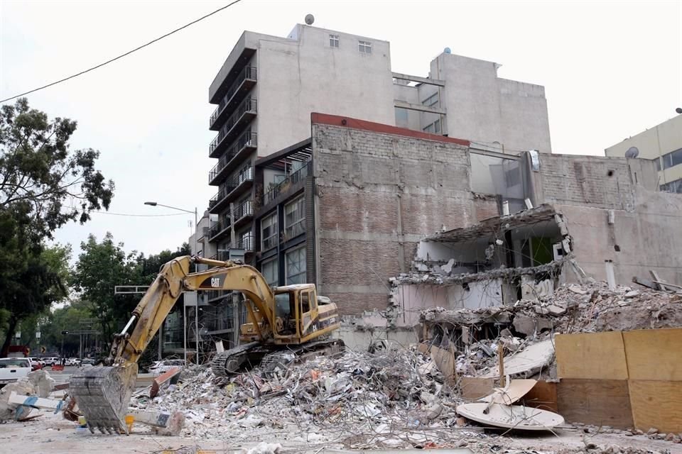 Durante el temblor del 19 de septiembre de 2017, 50 personas murieron en el colapso del edificio en lvaro Obregn 286.