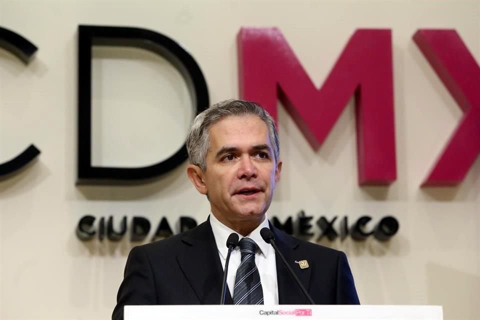 El Jefe de Gobierno, Miguel ngel Mancera, no tiene militancia partidista.
