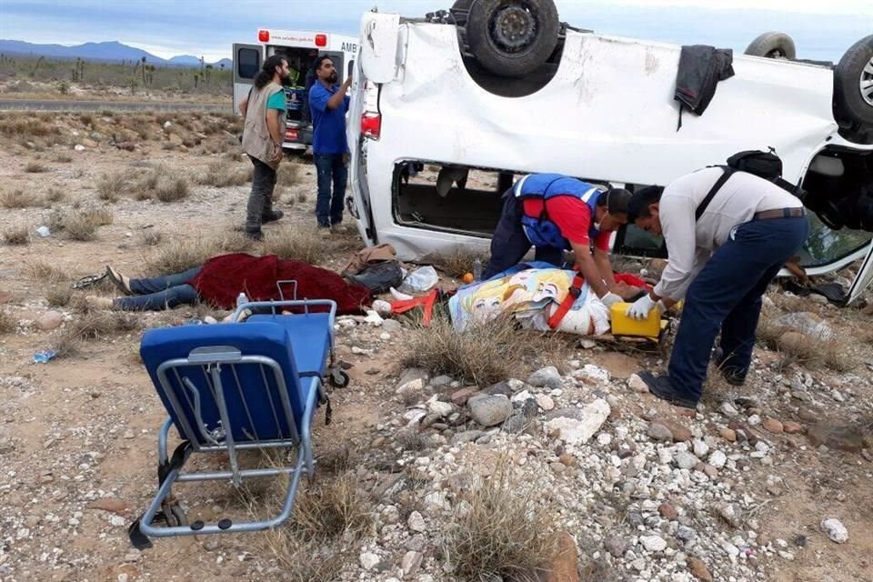 El miércoles pasado, Marichuy y su equipo sufrieron un accidente en el tramo carretero entre San Ignacio y Vizcaíno, en Baja California Sur.