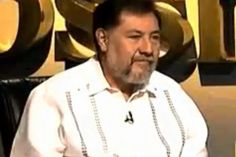 Fernández Noroña fue entrevistado por la cadena venezolana Venevisión.