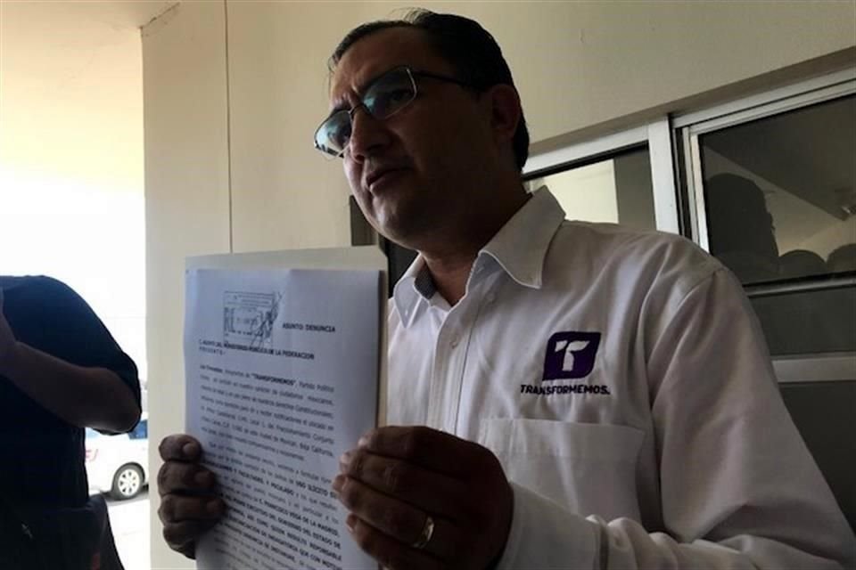 La denuncia fue interpuesta por el diputado local Luis Moreno.