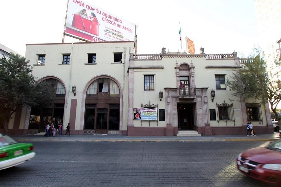 El edificio del Círculo Mercantil Mutualista de Monterrey se empezó a construir en 1931.