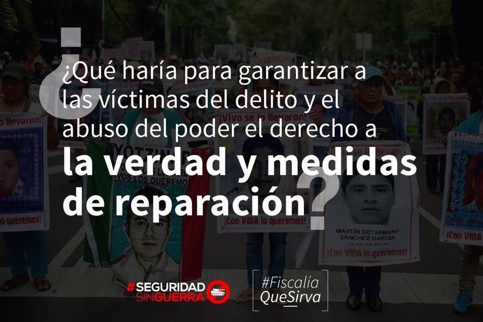 Las preguntas son difundidas por las organizaciones en redes sociales.