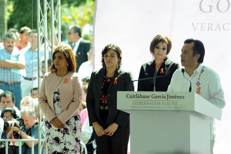 El Gobernador electo Cuitlhuac Garca confirm la visita de Lpez Obrador en conferencia de prensa.