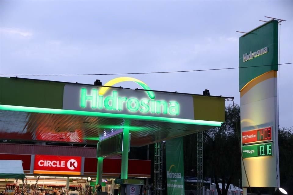 Hidrosina es el grupo gasolinero más grande del mercado.