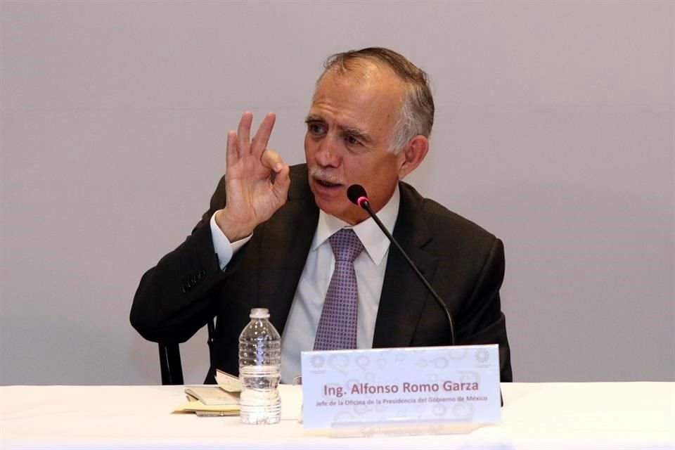 Alfonso Romo, Jefe de la Oficina de Presidencia, aseguró que la relación con empresarios avanza.